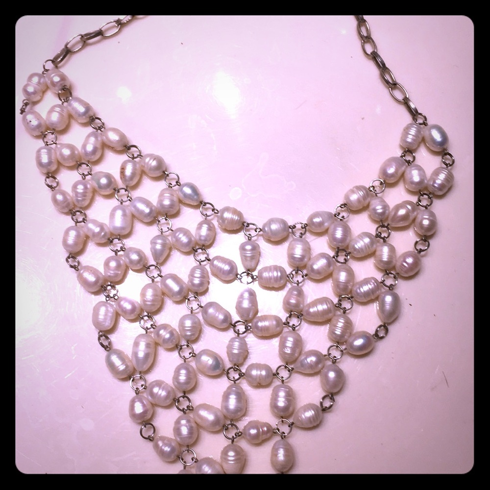 Nice teal pearl necklets made for mayan